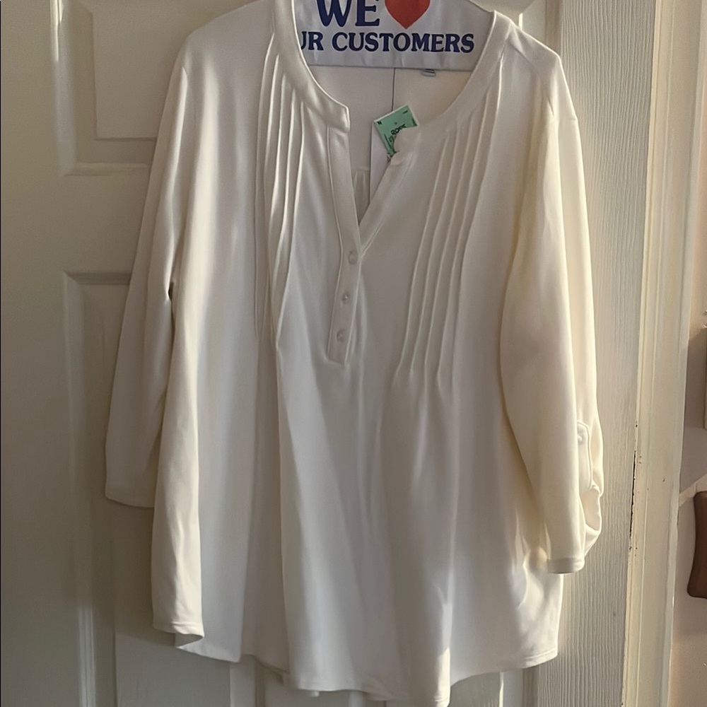 Elegant White Women's Top